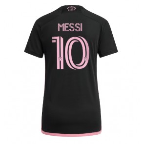 Maillot de foot Inter Miami Lionel Messi #10 Extérieur Femmes 2023-24 Manches Courte